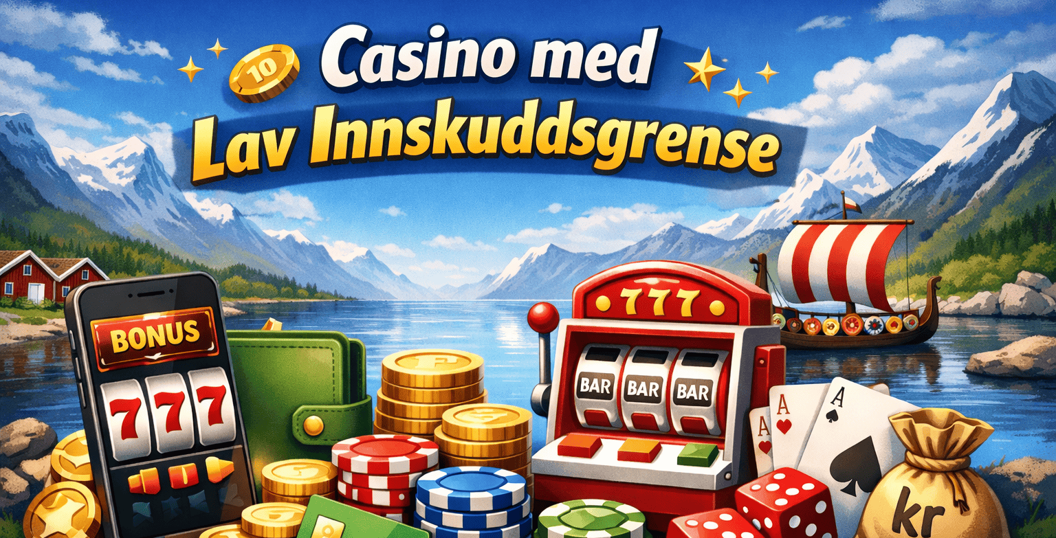 Casino med lav innskuddsgrense
